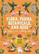 Book cover of: Flora, Fauna, Botanicals, and Bees Sticker, Color & Activity Book. By: Editors of Chartwell Books