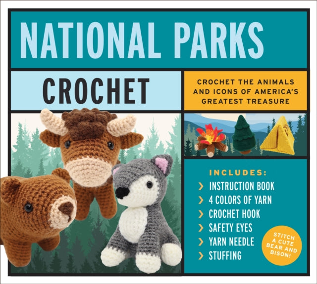 Book cover of: National Parks Crochet Kit