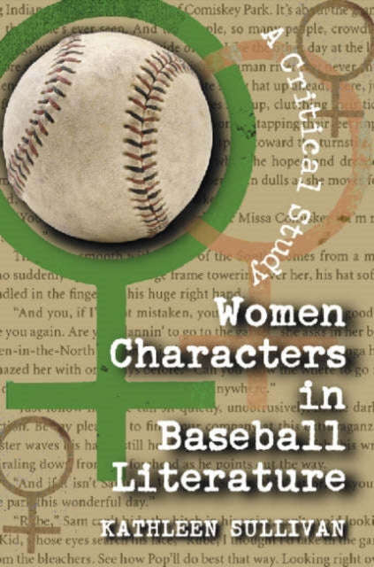 Book cover of: Women Characters in Baseball Literature