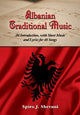 Book cover of: Albanian Traditional Music. By: Spiro J. Shetuni