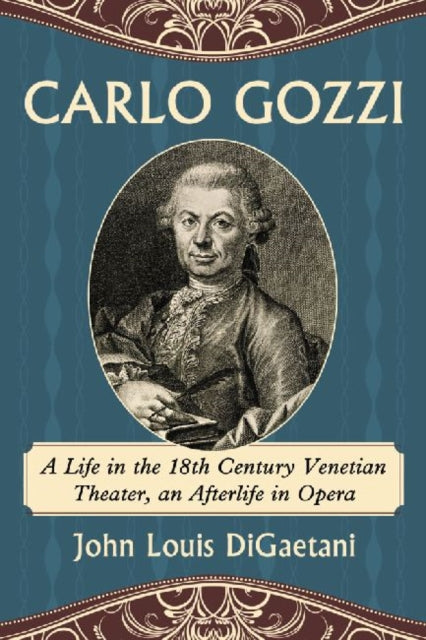 Book cover of: Carlo Gozzi. By: John Louis Digaetani