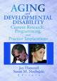Book cover of: Aging and Developmental Disability