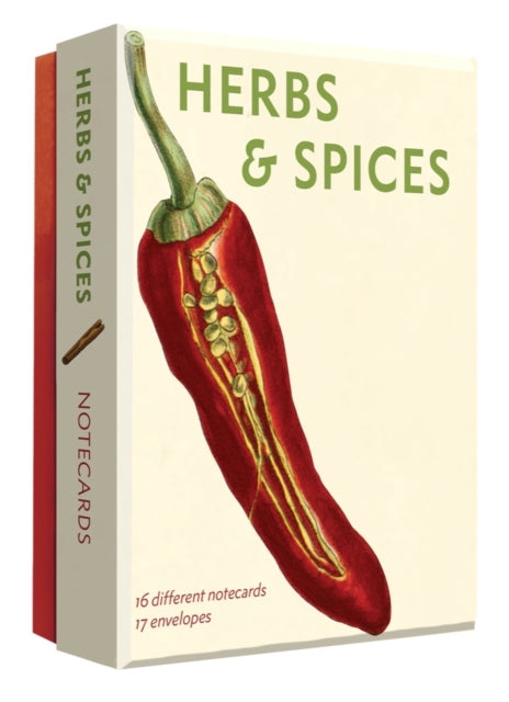 Book cover of: Herbs and Spices Detailed Notecard Set