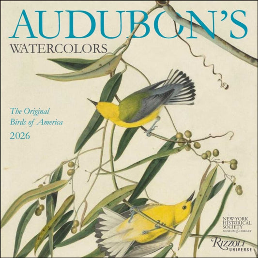 Book cover of: Audubon’s Watercolors 2026 Wall Calendar