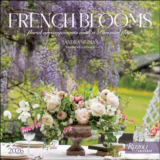 Book cover of: French Blooms 2026 Wall Calendar