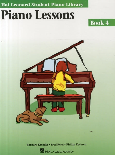 Book cover of: Piano Lessons Book 4. By: Barbara Kreader