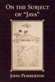 Book cover of: On the Subject of "Java"