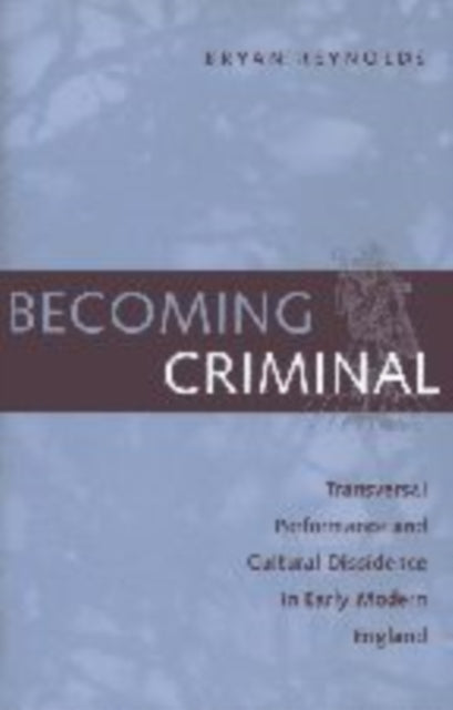 Book cover of: Becoming Criminal