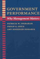 Book cover of: Government Performance. By: Patricia W. Ingraham