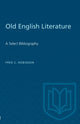 Book cover of: Old English Literature