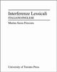 Book cover of: Interferenze Lessicali. By: Marina Sassu Frescura