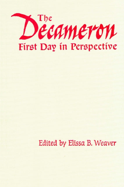 Book cover of: Decameron First Day in Perspective