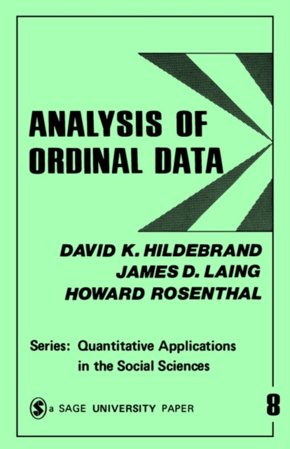 Book cover of: Analysis of Ordinal Data