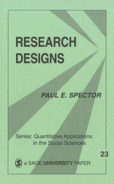 Book cover of: Research Designs