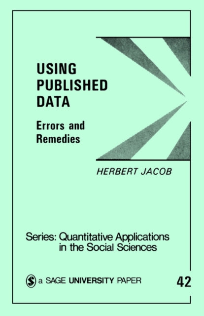 Book cover of: Using Published Data