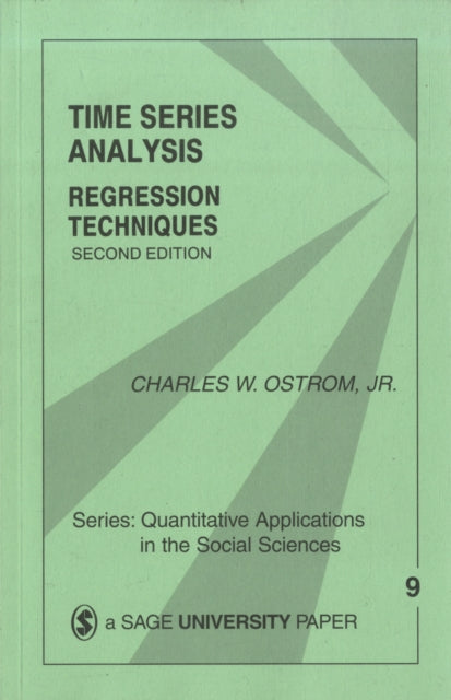 Book cover of: Time Series Analysis. By: Charles W. Ostrom