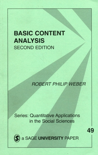Book cover of: Basic Content Analysis