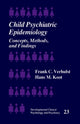 Book cover of: Child Psychiatric Epidemiology. By: Frank C. Verhulst