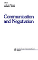 Book cover of: Communication and Negotiation