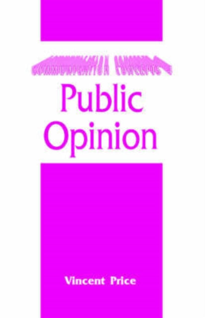 Book cover of: Public Opinion