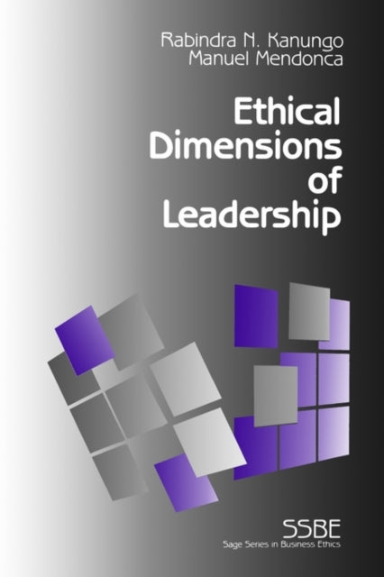 Book cover of: Ethical Dimensions of Leadership