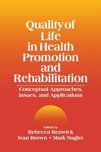 Book cover of: Quality of Life in Health Promotion and Rehabilitation