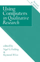 Book cover of: Using Computers in Qualitative Research