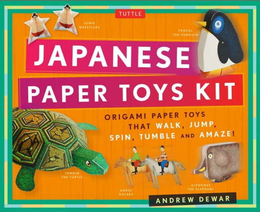 Book cover of: Japanese Paper Toys Kit. By: Andrew Dewar