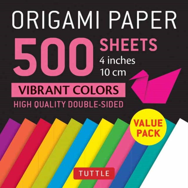 Book cover of: Origami Paper 500 sheets Vibrant Colors 4 (10 cm)