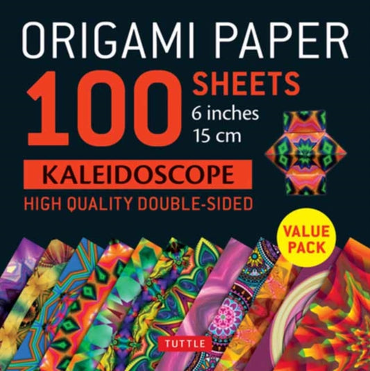 Book cover of: Origami Paper 100 sheets Kaleidoscope 6" (15 cm). By: Tuttle Tuttle Publishing