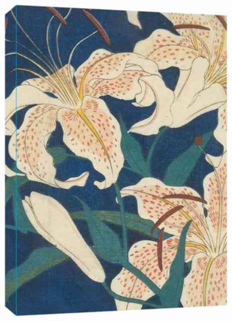 Book cover of: Hiroshige Spotted Lilies Dotted Paperback Journal. By: Tuttle Studio