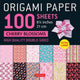 Book cover of: Origami Paper 100 sheets Cherry Blossoms 8 1/4" (21 cm). By: Tuttle Tuttle Studio