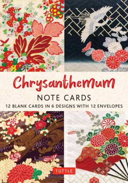 Book cover of: Chrysanthemums, 12 Note Cards. By: Tuttle Studio