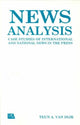 Book cover of: News Analysis. By: Teun A. van Dijk