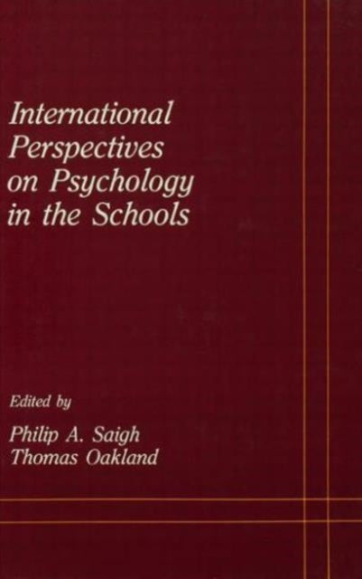 Book cover of: International Perspectives on Psychology in the Schools