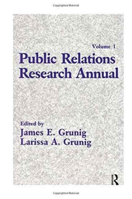 Book cover of: Public Relations Research Annual