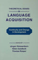 Book cover of: Theoretical Issues in Language Acquisition
