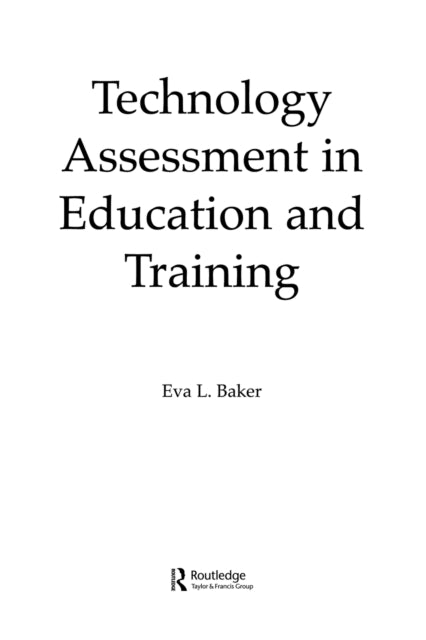 Book cover of: Technology Assessment in Education and Training