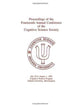 Book cover of: Proceedings of the Fourteenth Annual Conference of the Cognitive Science Society. By: Cognitive Scien 