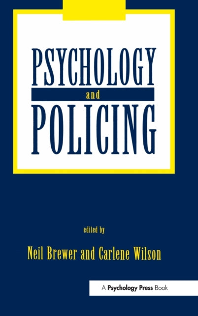 Book cover of: Psychology and Policing