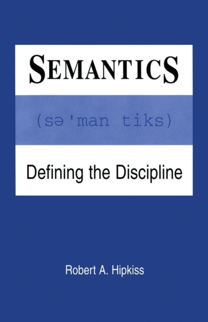 Book cover of: Semantics