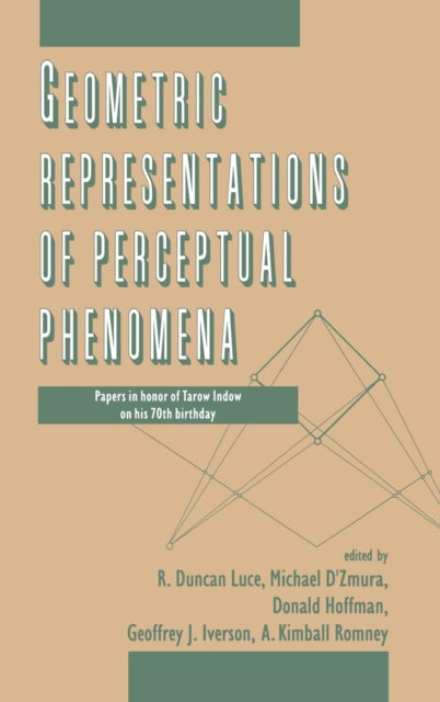 Book cover of: Geometric Representations of Perceptual Phenomena