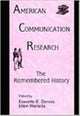 Book cover of: American Communication Research