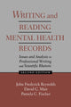 Book cover of: Writing and Reading Mental Health Records