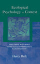 Book cover of: Ecological Psychology in Context. By: Harry Heft