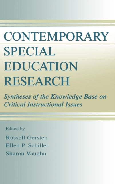Book cover of: Contemporary Special Education Research