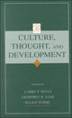 Book cover of: Culture, Thought, and Development