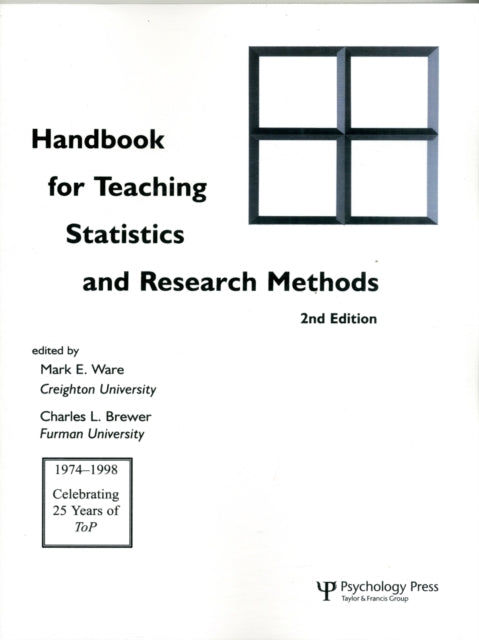 Book cover of: Handbook for Teaching Statistics and Research Methods