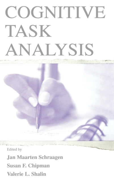 Book cover of: Cognitive Task Analysis