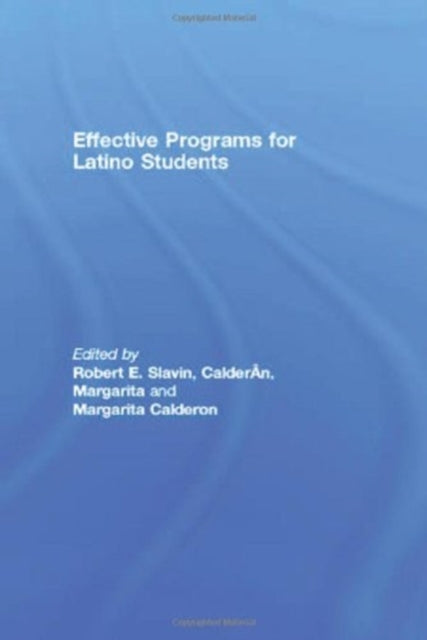 Book cover of: Effective Programs for Latino Students